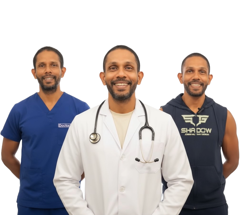 Healthcare professionals team